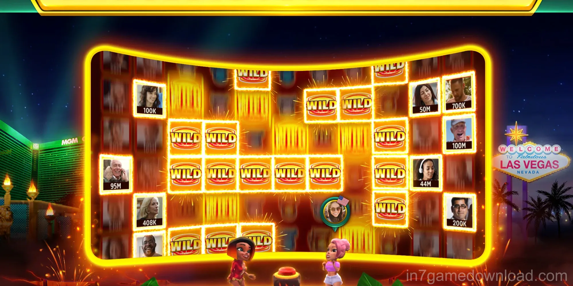 in7 App Screenshot - Main Interface